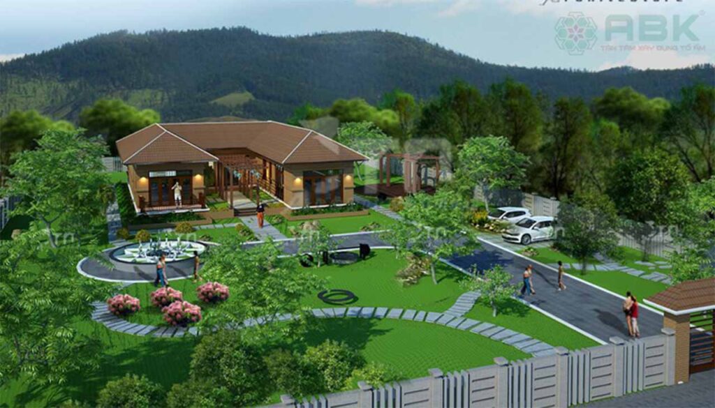 phong thủy trong thiết kế nhà hình chữ U