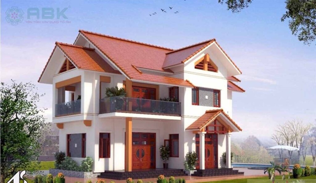 phong thủy cho nhà 2 mái