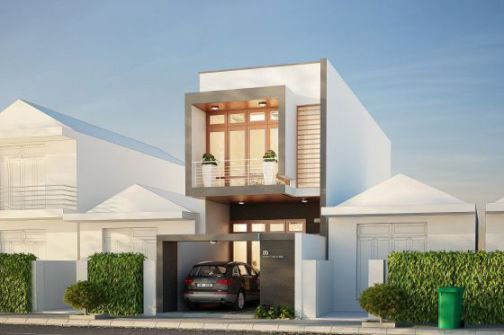 Mẫu thiết kế nhà phố 5x20