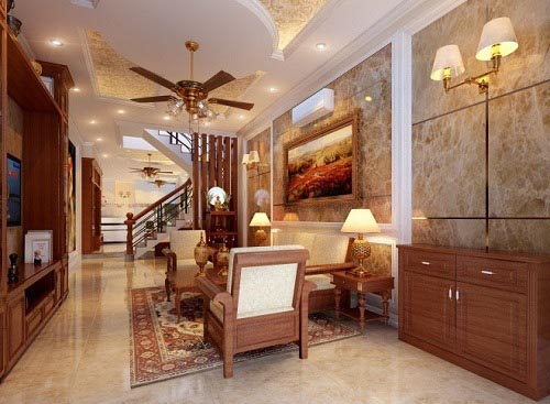 Mẫu thiết kế nhà phố cổ điển 3 tầng