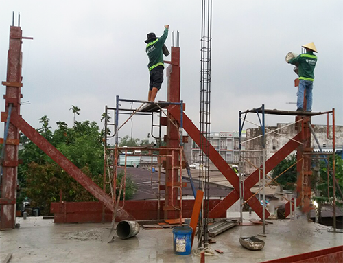 quy trình xây dựng nhà phố