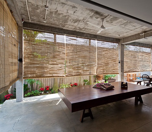 Ngôi nhà mái lá cực kỳ độc đáo