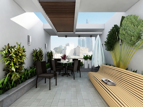 Mẫu thiết kế nhà phố 4 tầng diện tích 4x15