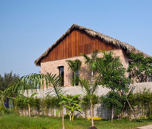 Ngôi nhà mái lá cực kỳ độc đáo