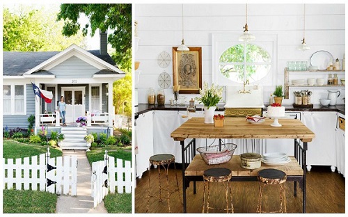 Ngôi nhà nhỏ được thiết kế theo phong cách đồng quê đẹp dịu dàng