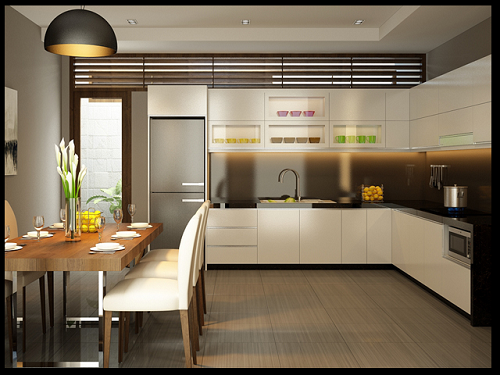 Thiết kế nhà phố có gara