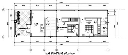 Mẫu thiết kế nhà phố 1 trệt 1 lầu