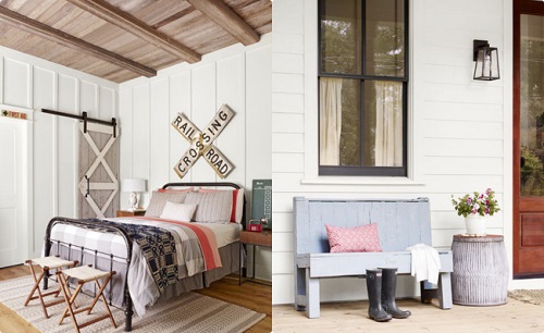 Ngôi nhà nhỏ được thiết kế theo phong cách đồng quê đẹp dịu dàng