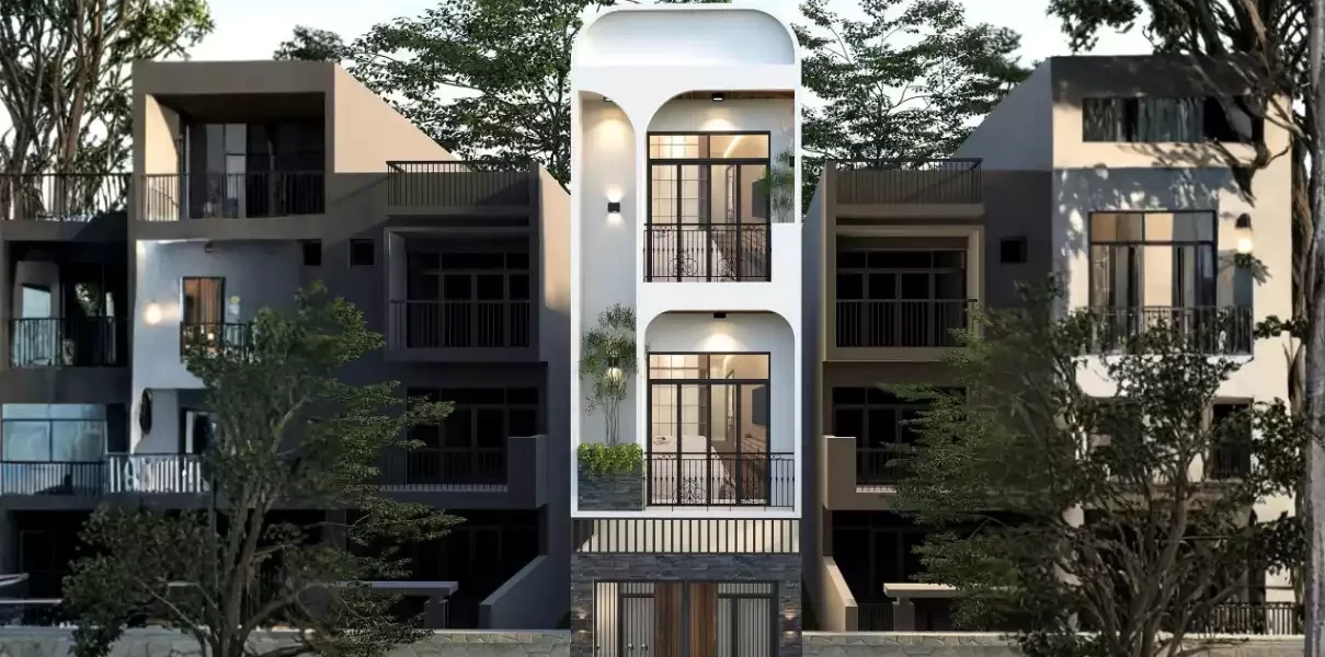 Mẫu thiết kế nhà phố cổ điển 3 tầng