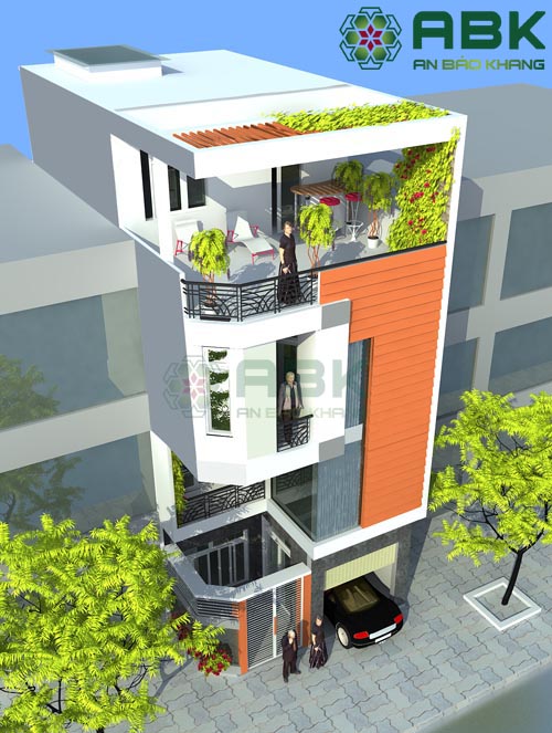 Mẫu thiết kế nhà phố 3 tầng