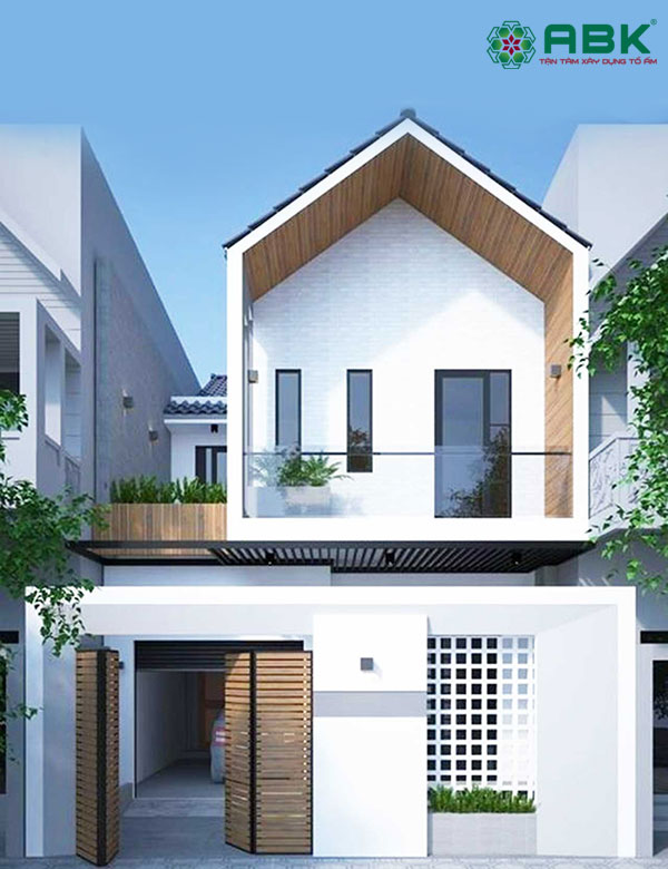 Mẫu nhà phố 2 tầng đẹp