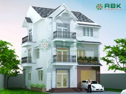 Biệt thự sân vườn đẹp có gara