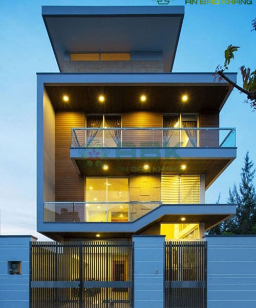 Thiết kế nhà phố 5mx20m hiện đại