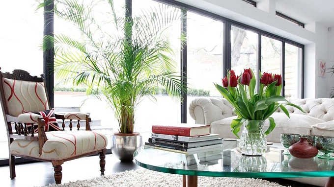 Ý tưởng trang trí hoa giả trong nhà