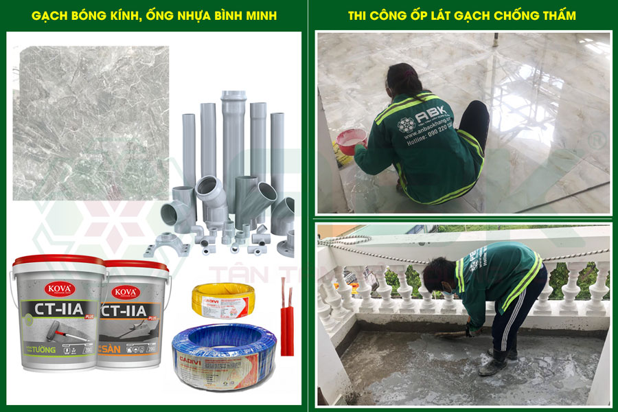 Thi công ốp lát gạch hoàn thiện nhà ở