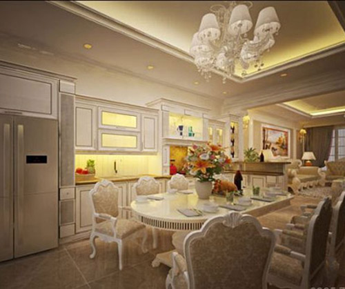 Thiết kế nội thất biệt thự tân cổ điển