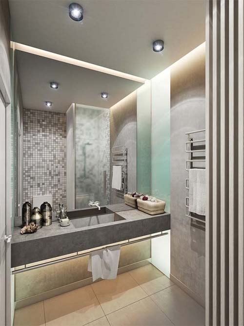 Mẫu thiết kế nội thất nhà phố 60m2 hiện đại