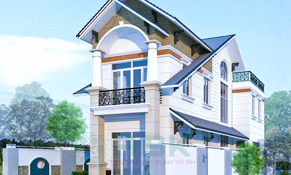 Cách tính chi phí xây nhà 2 tầng 90 m2 mái thái