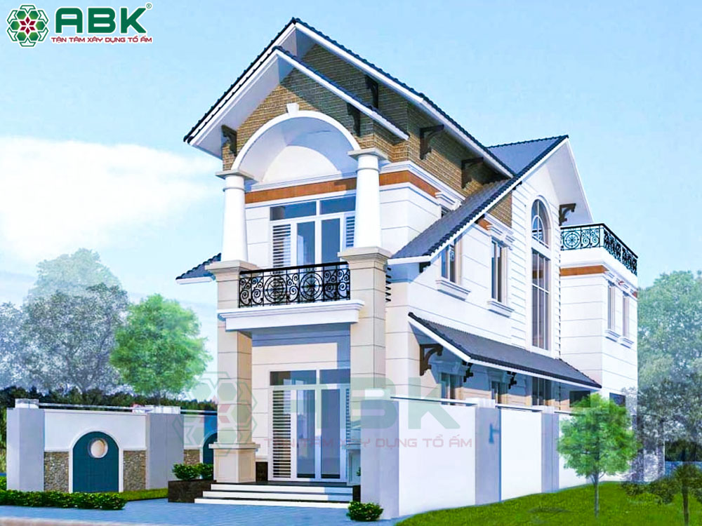 Cách tính chi phí xây nhà 2 tầng 90 m2 mái thái