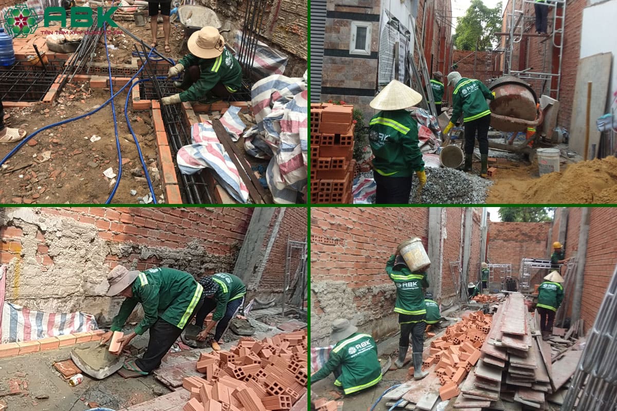 Thi công xây dựng cơ bản nhà cấp 4