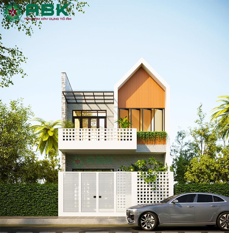 Xây dựng nhà phố 2 tầng diện tích 80m2 tại quận 2