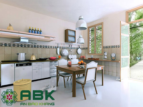 Trang trí không gian bếp hợp phong thủy