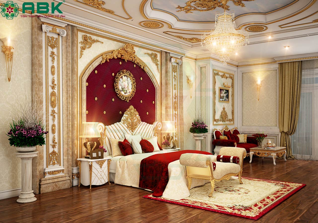 Mẫu đèn chùm trang trí phong cách cổ điển cho phòng ngủ