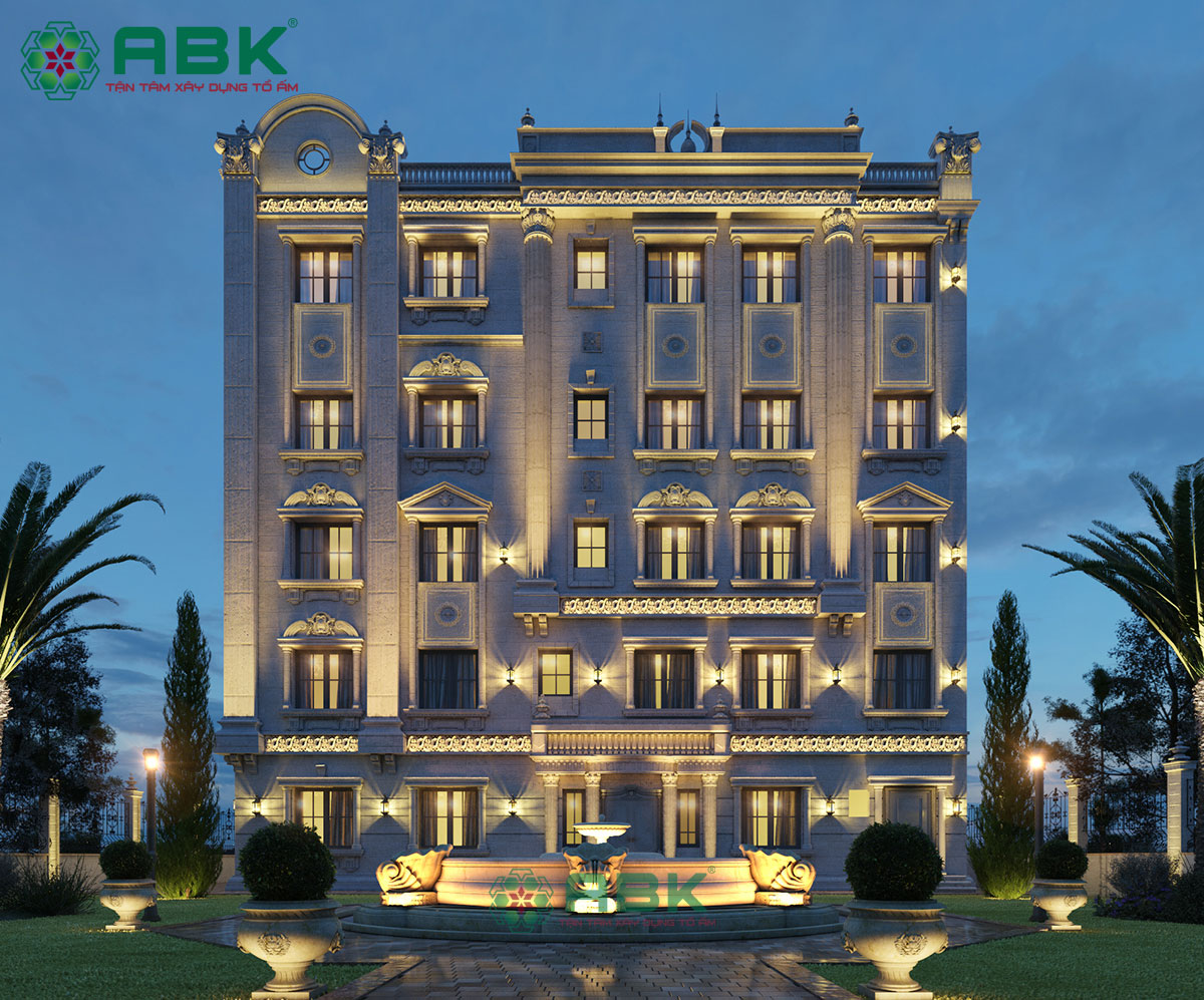 khách sạn 6 tầng mang phong cách châu âu