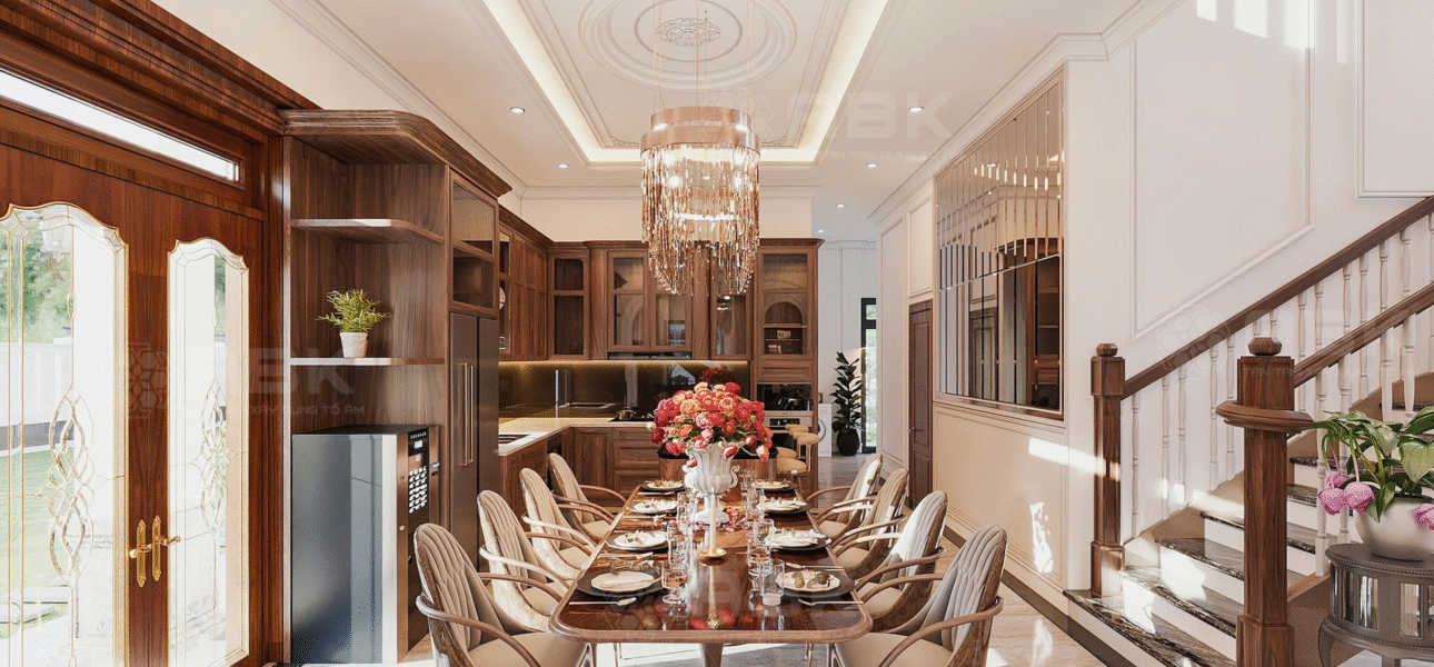 Mẫu đèn chùm trang trí đẹp mang phong cách cổ điển