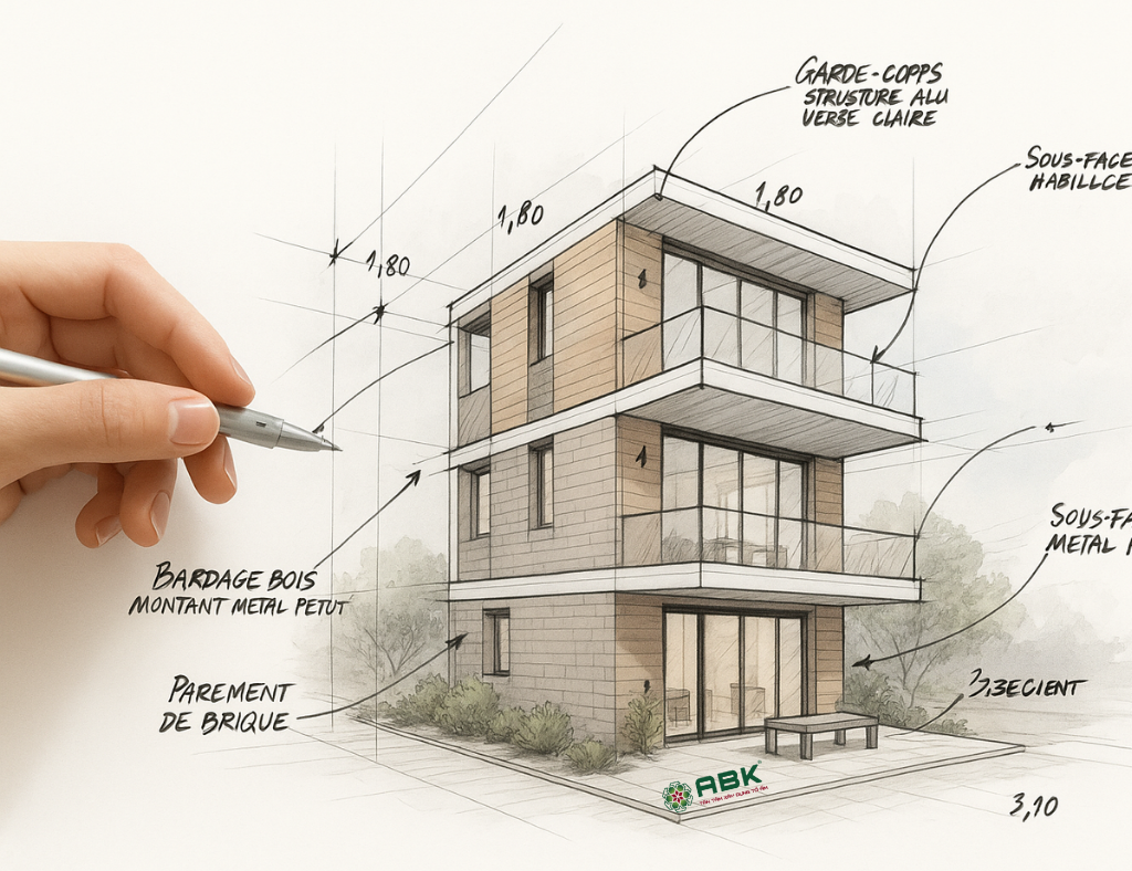 Đã mắt với mẫu thiết kế nhà phố 3 tầng hiện đại