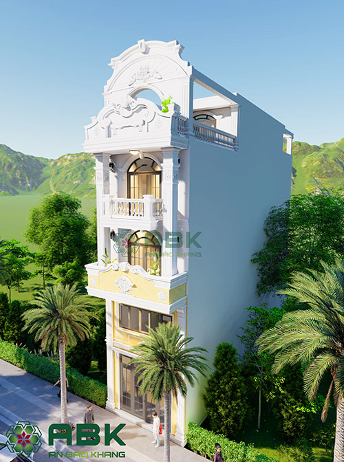 Thiết kế nhà phố kiến trúc cổ điển