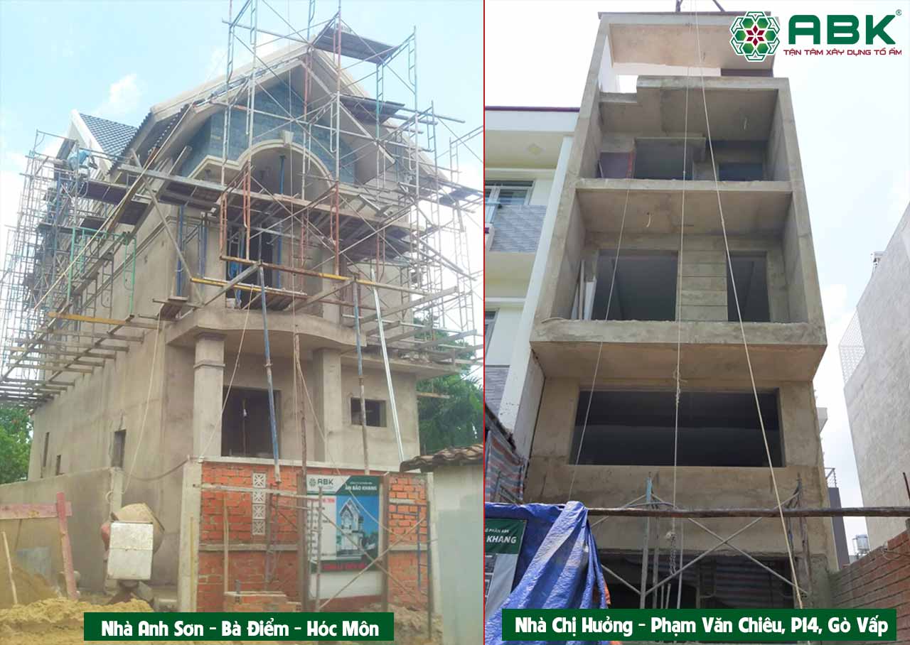 giá xây dựng nhà phần thô