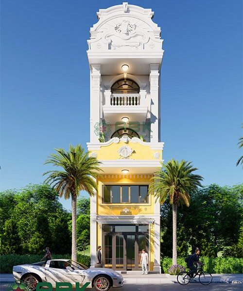 Thiết kế nhà phố kiến trúc cổ điển