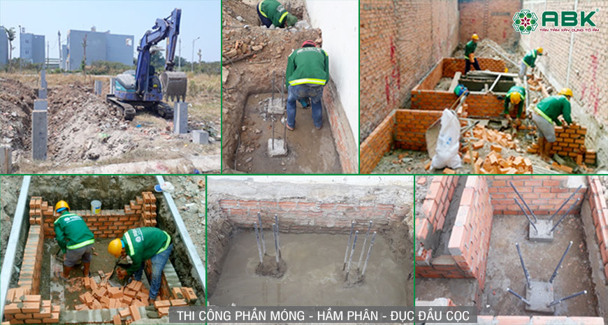 Thi công phần móng