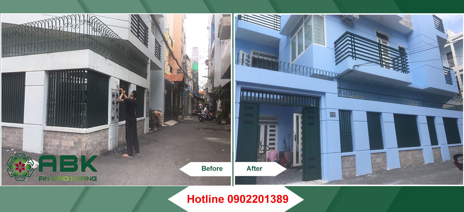 Cải tạo mặt tiền ngôi nhà