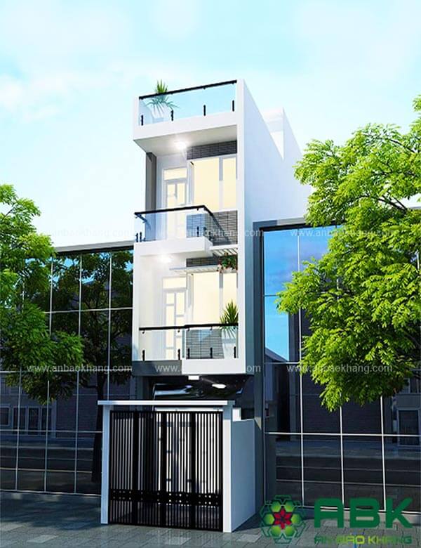 mẫu thiết kế nhà phố tại quận Thủ đức