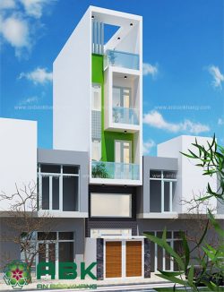 Mẫu thiết kế nhà phố 4 tầng có diện tích nhỏ tại quận 1