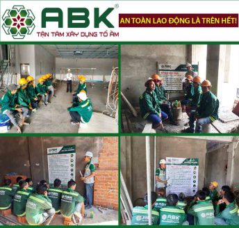 Triển khai thi công sửa chữa nhà tại công trình