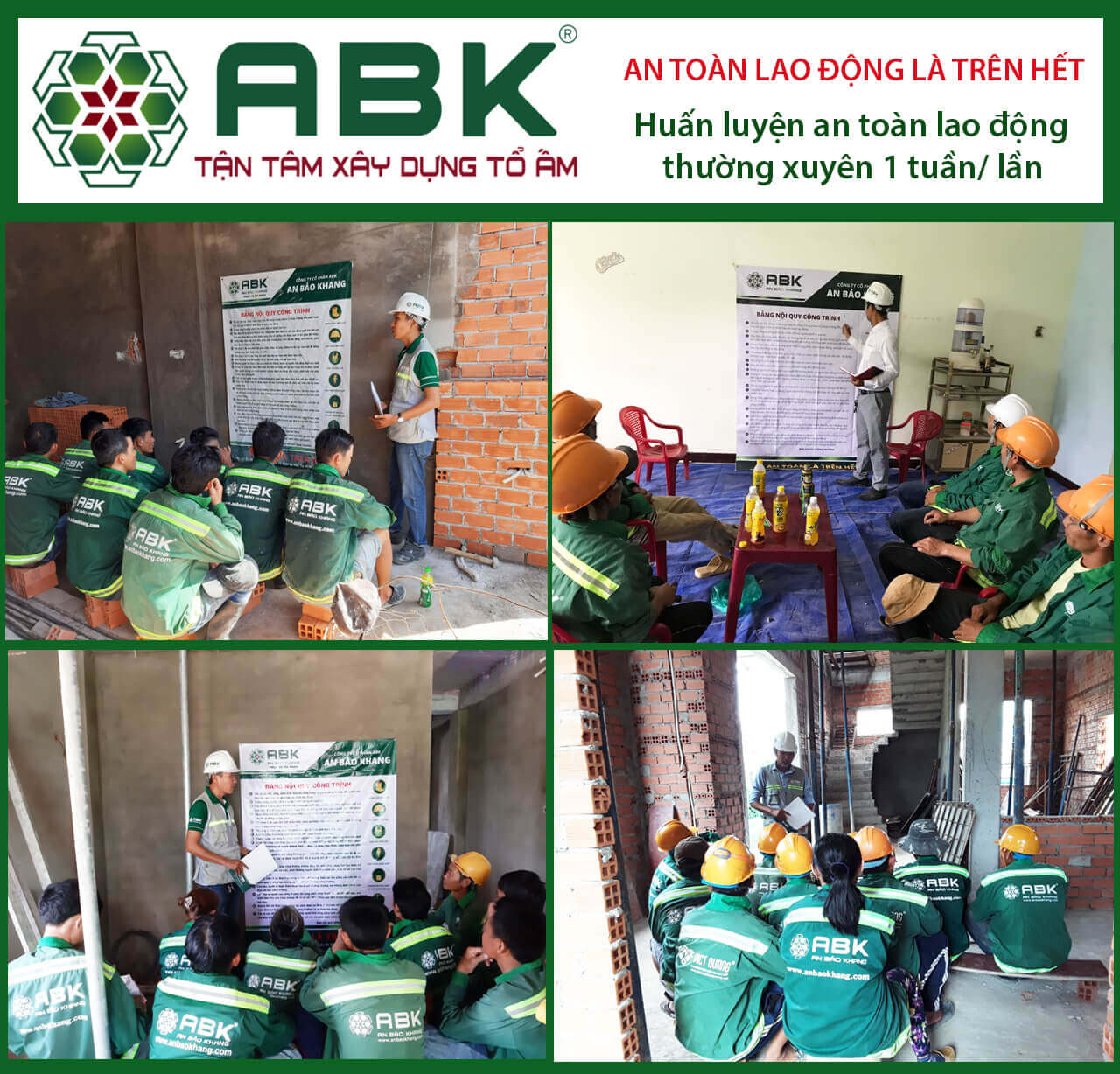 Huấn luyện an toàn lao động khi sửa nhà