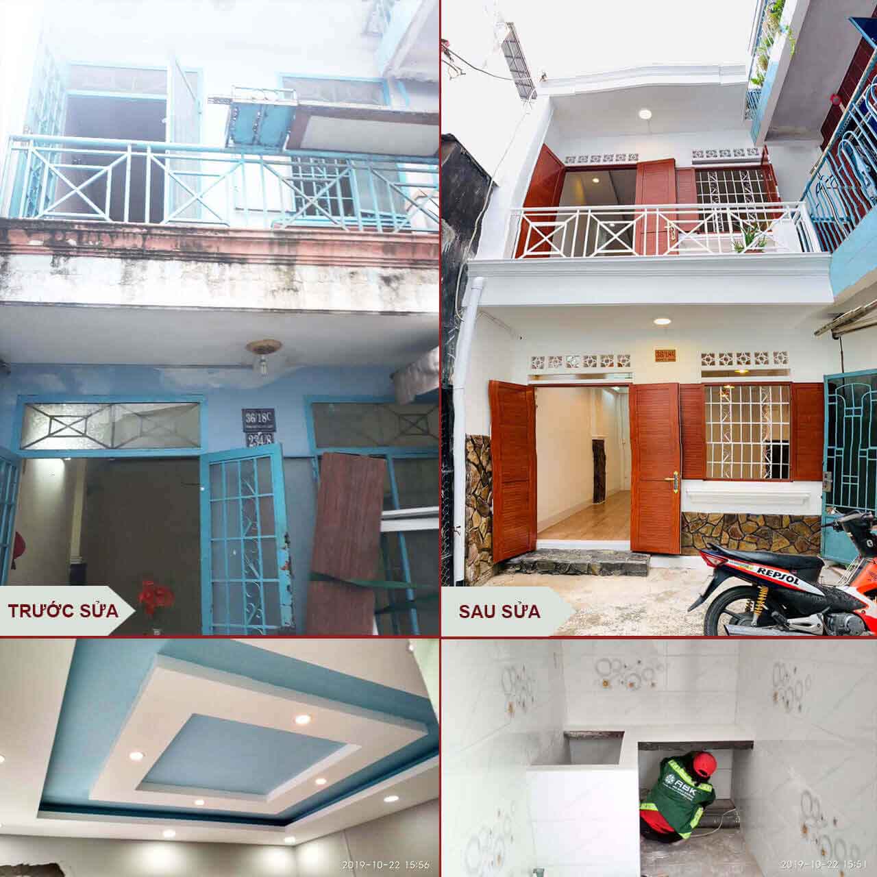 Chi phí sửa chữa nhà 2 tầng