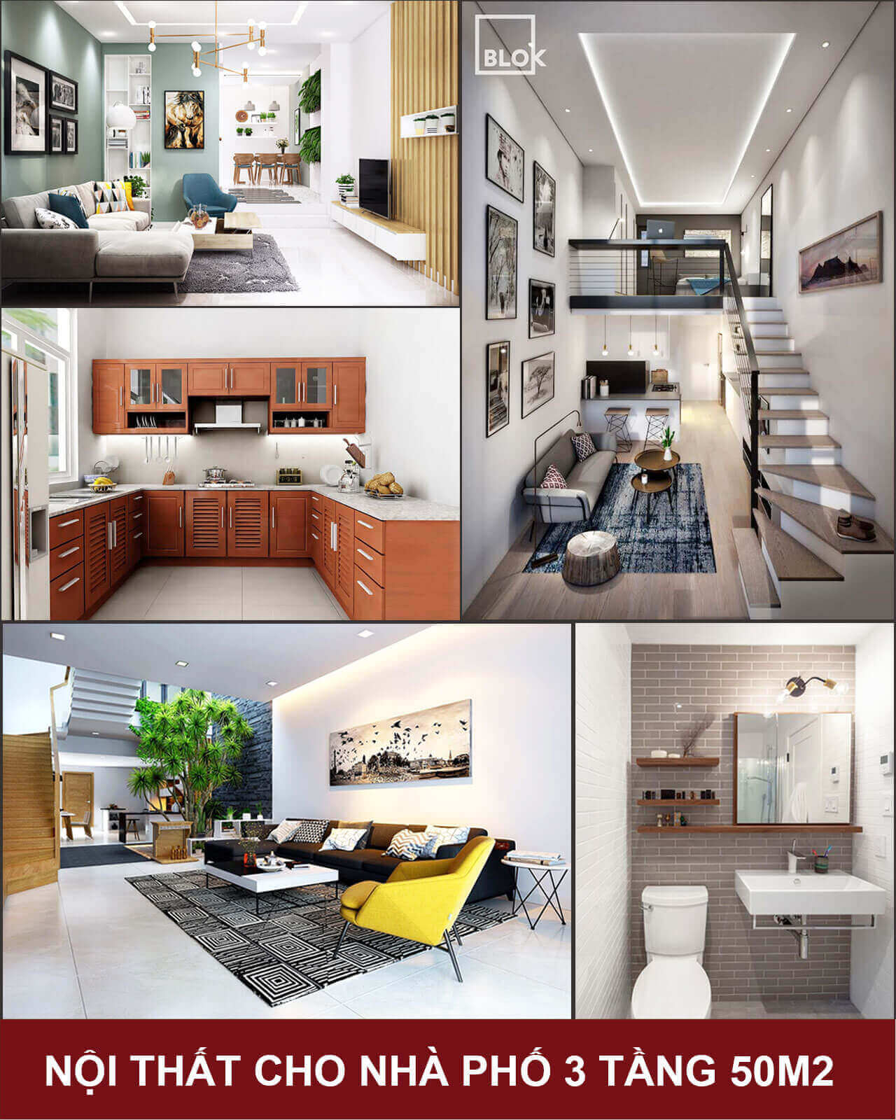 chi phí xây dựng nhà phố 3 tầng 60m2