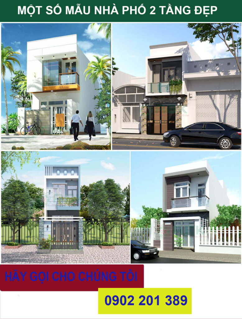 chi phí xây nhà 2 tầng 70m2