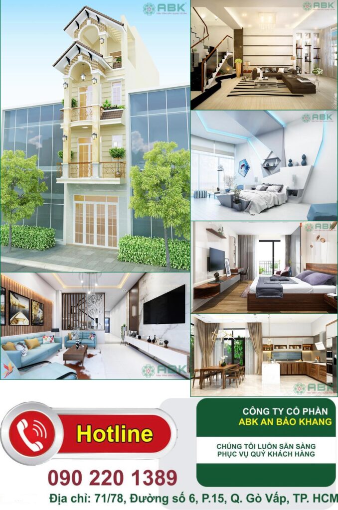 chi phí xây nhà 4 tầng 70m2