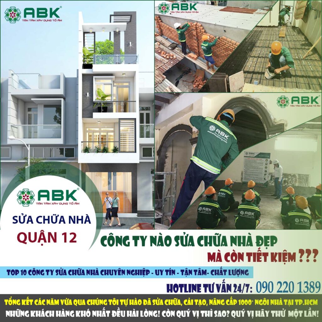 sửa chữa nhà quận 12