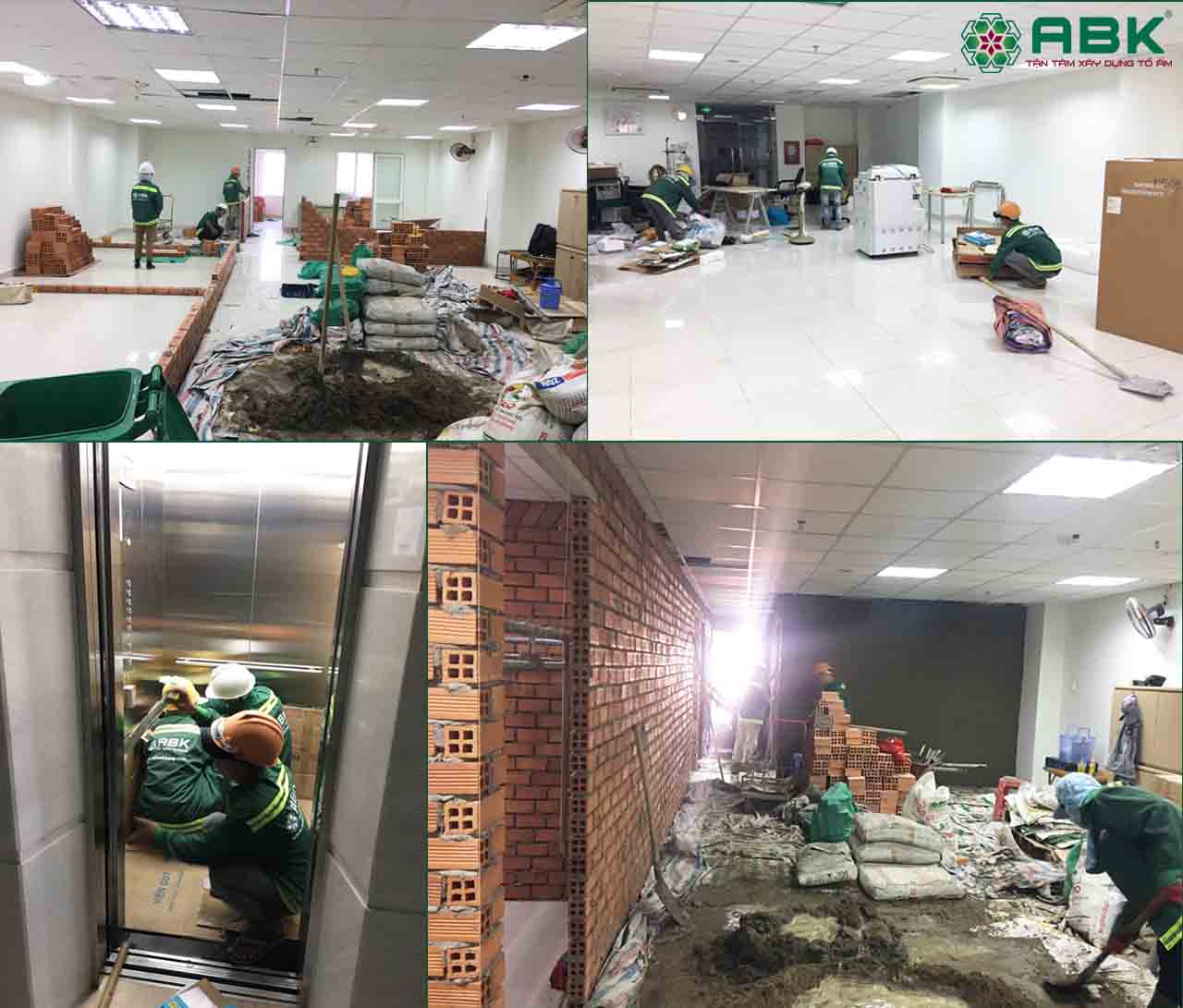 khởi công sửa chữa văn phòng