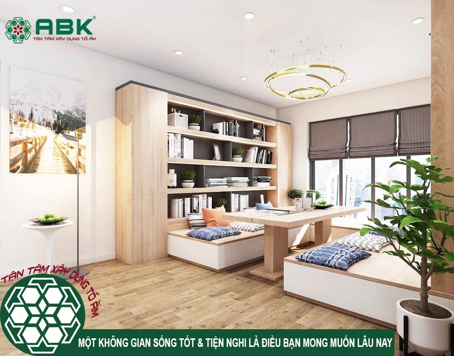 Mẫu nội thất phòng sinh hoạt chung nhà biệt thự hiện đại