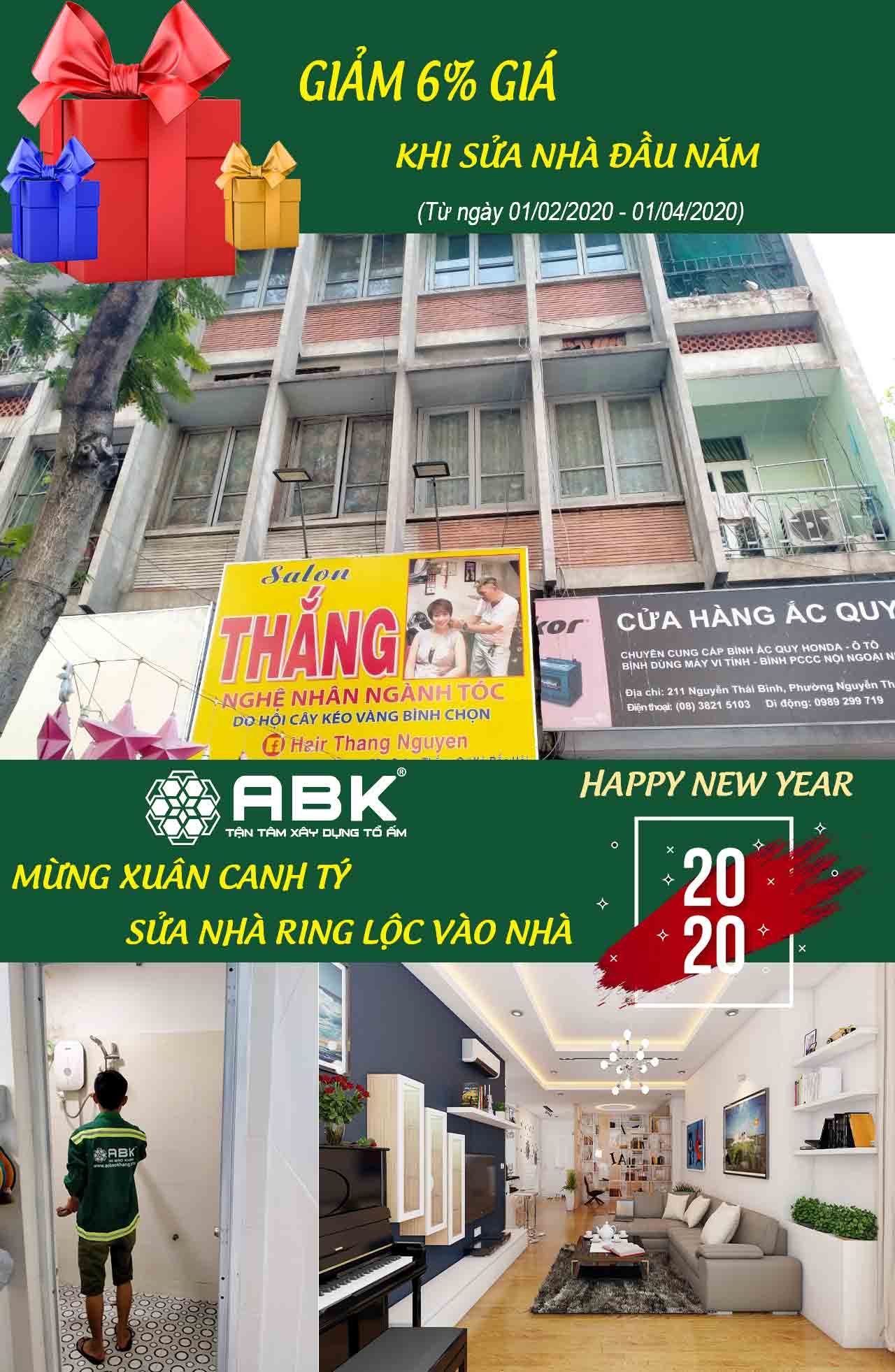 khởi công sửa chữa nhà chung cư