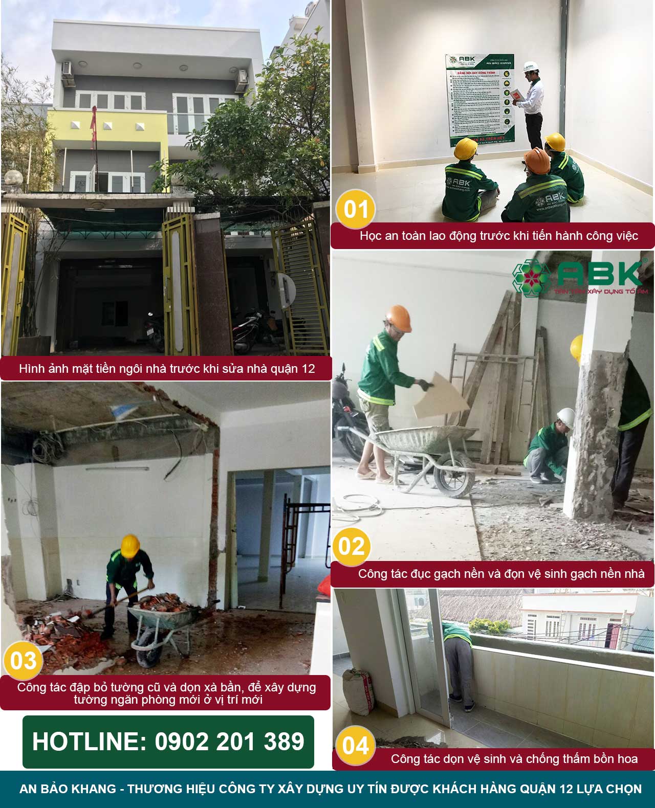 sửa chữa nhà quận 12