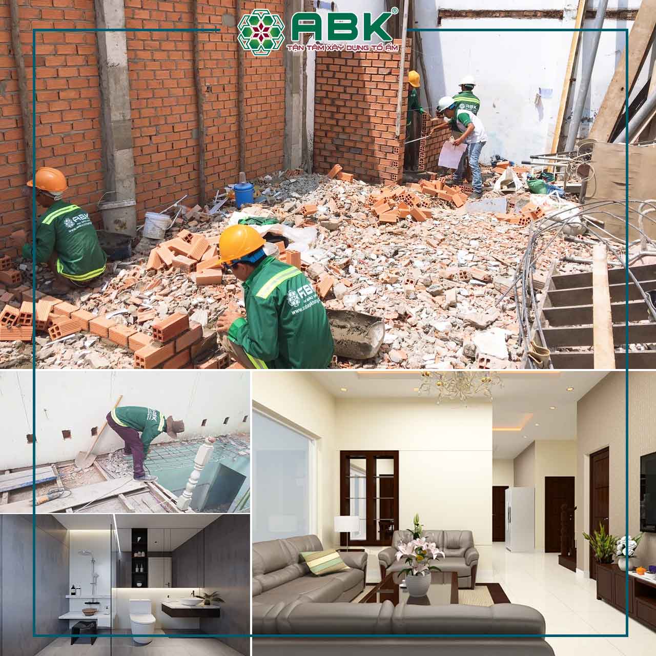 Khởi công sửa nhà anh thạch quận Bình Thạnh