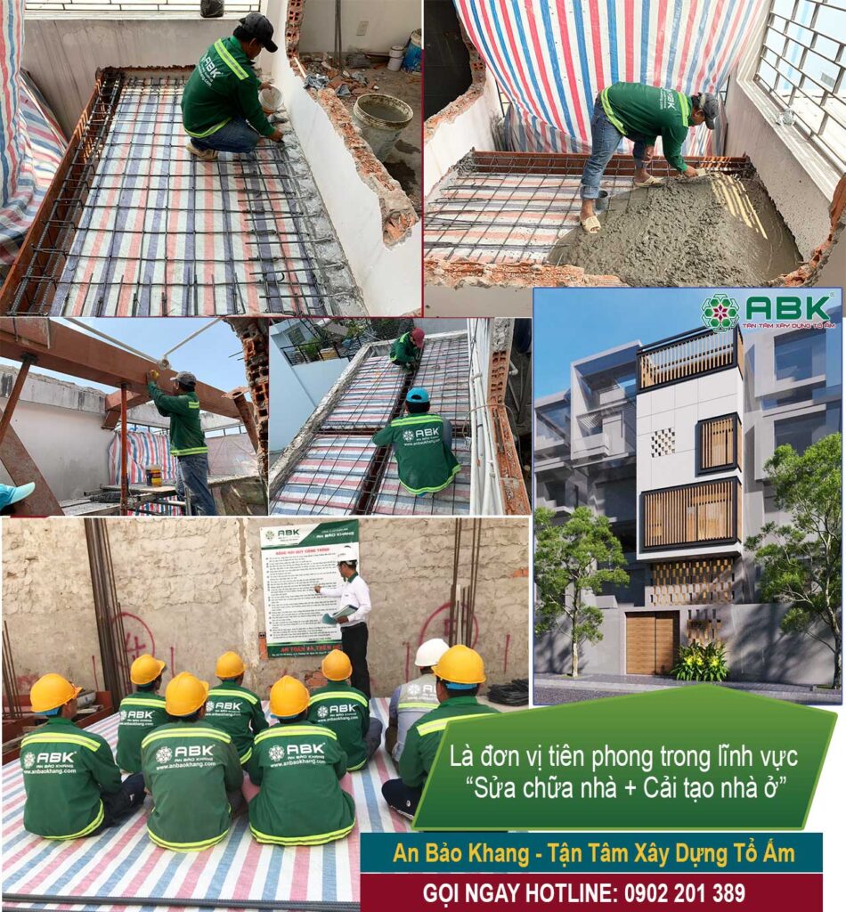 sửa chữa nhà 5 tầng